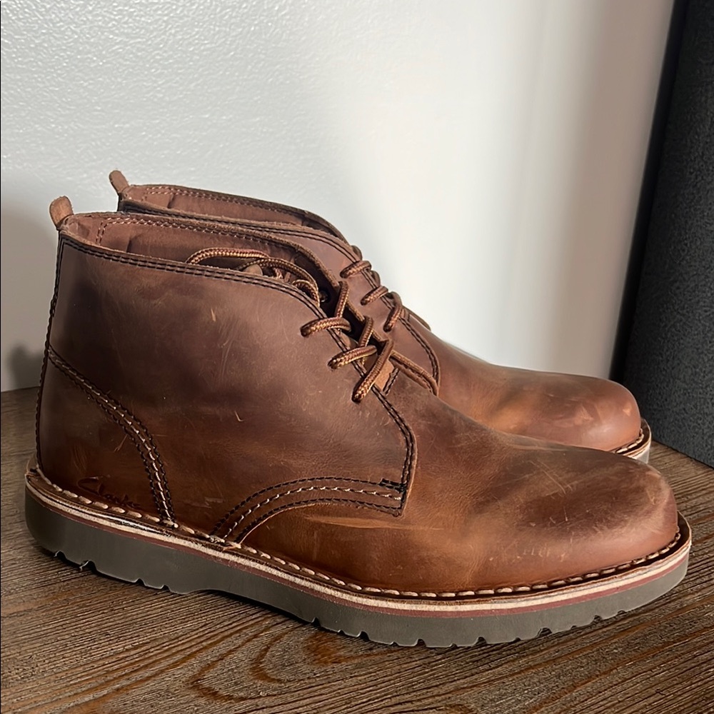 Men's Brown Leather Boots
